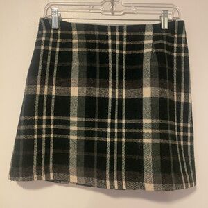 ASOS New Look Plaid Mini Skirt